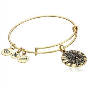 NWT Gold Alex and Ani Hand of Fatima II Bracelet